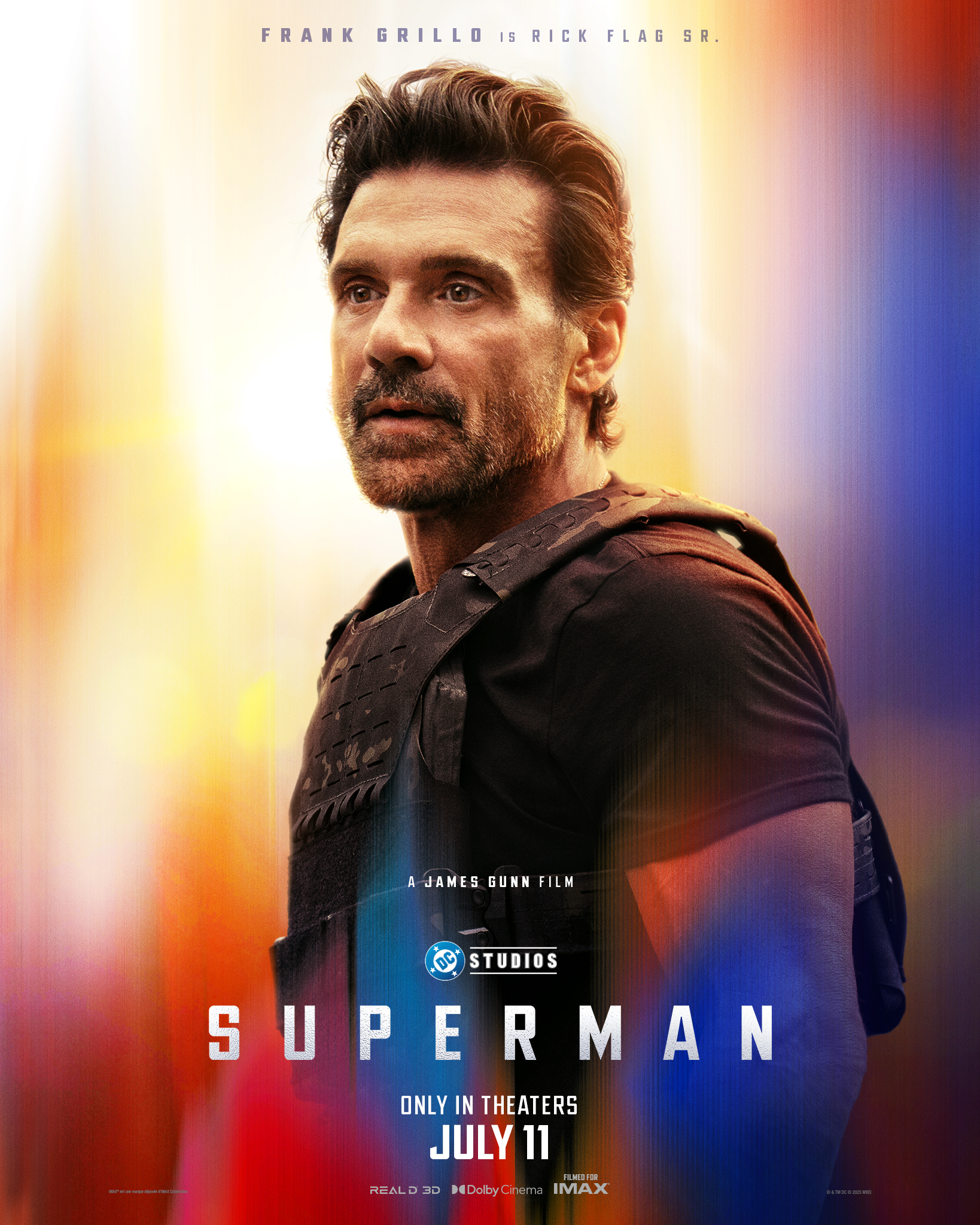 Frank Grillo (Capitão América: O Soldado Invernal) como Rick Flagg Sr. em Superman (Foto: Divulgação/Warner Bros. Pictures)