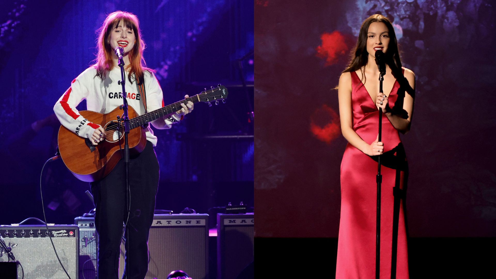 Hayley Williams, do Paramore, e Olivia Rodrigo