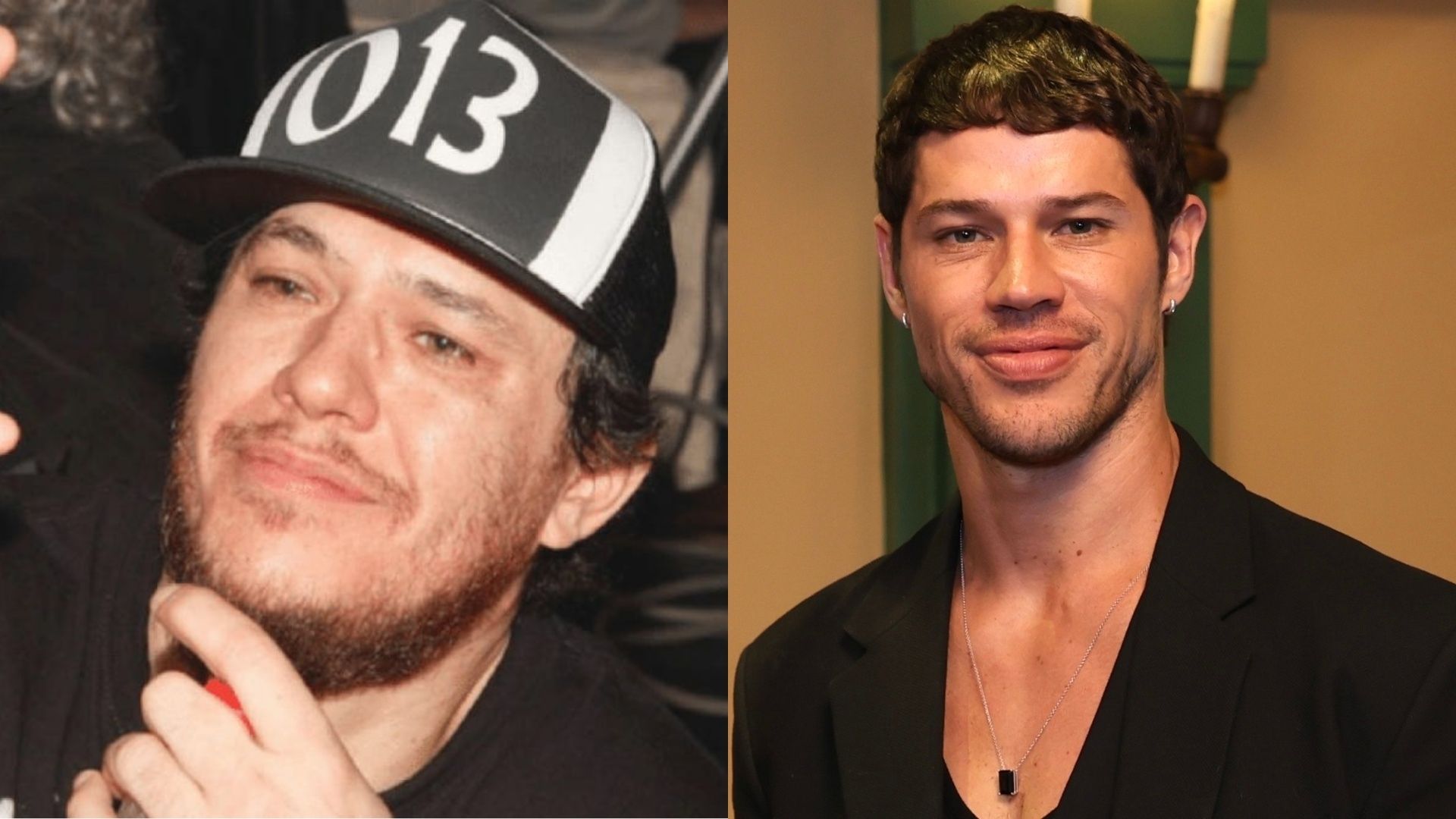 Chorão e José Loreto (Fotos: reprodução)