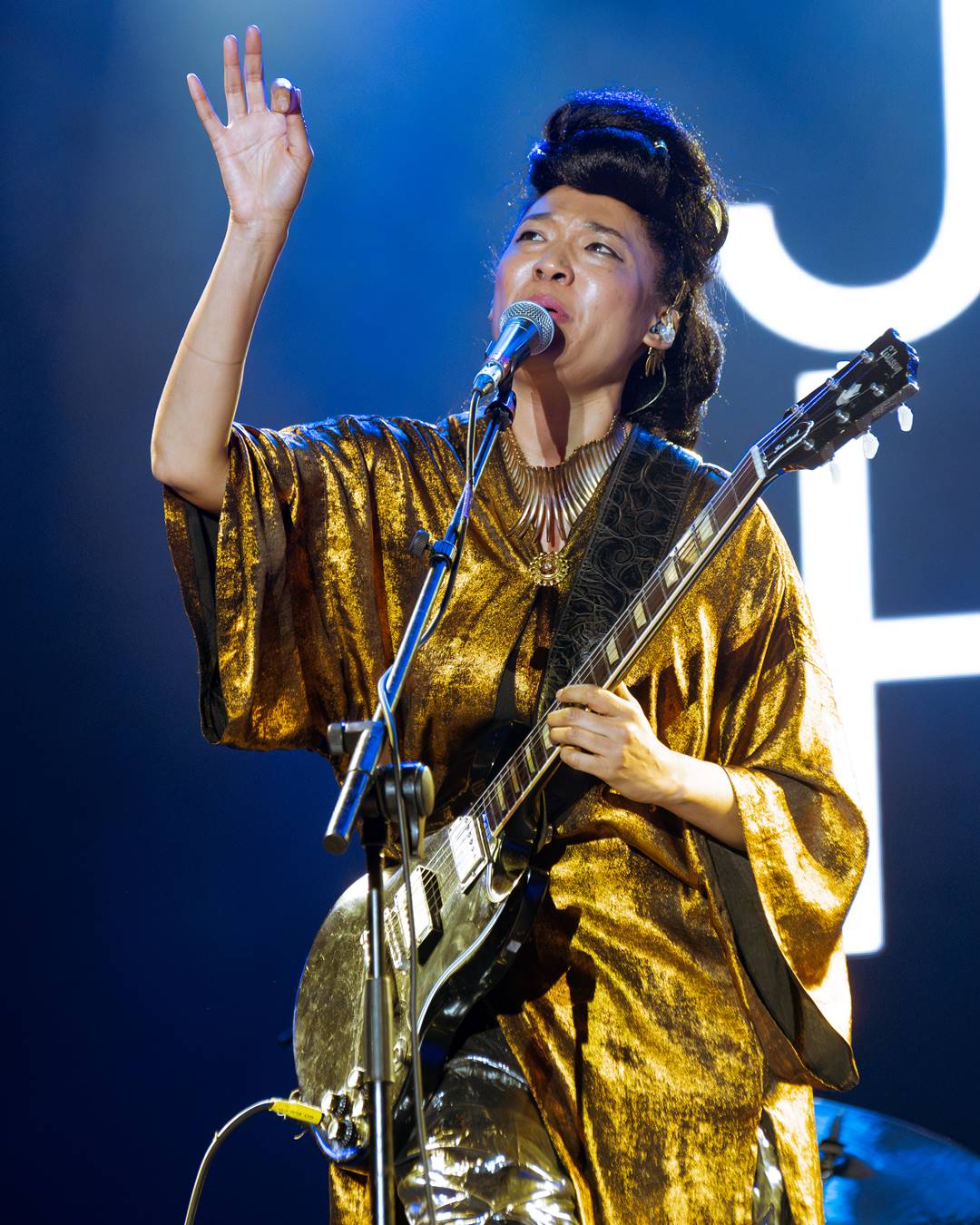 A cantora Judith Hill durante show no Best of Blues and Rock