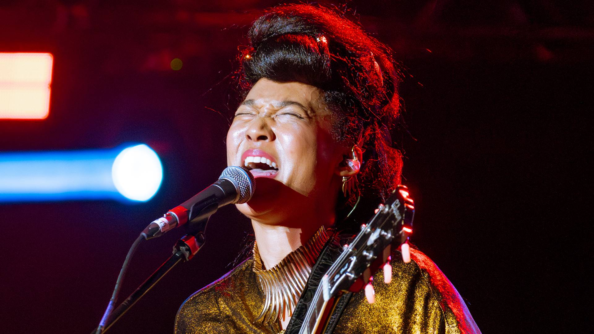 A cantora Judith Hill durante show no Best of Blues and Rock