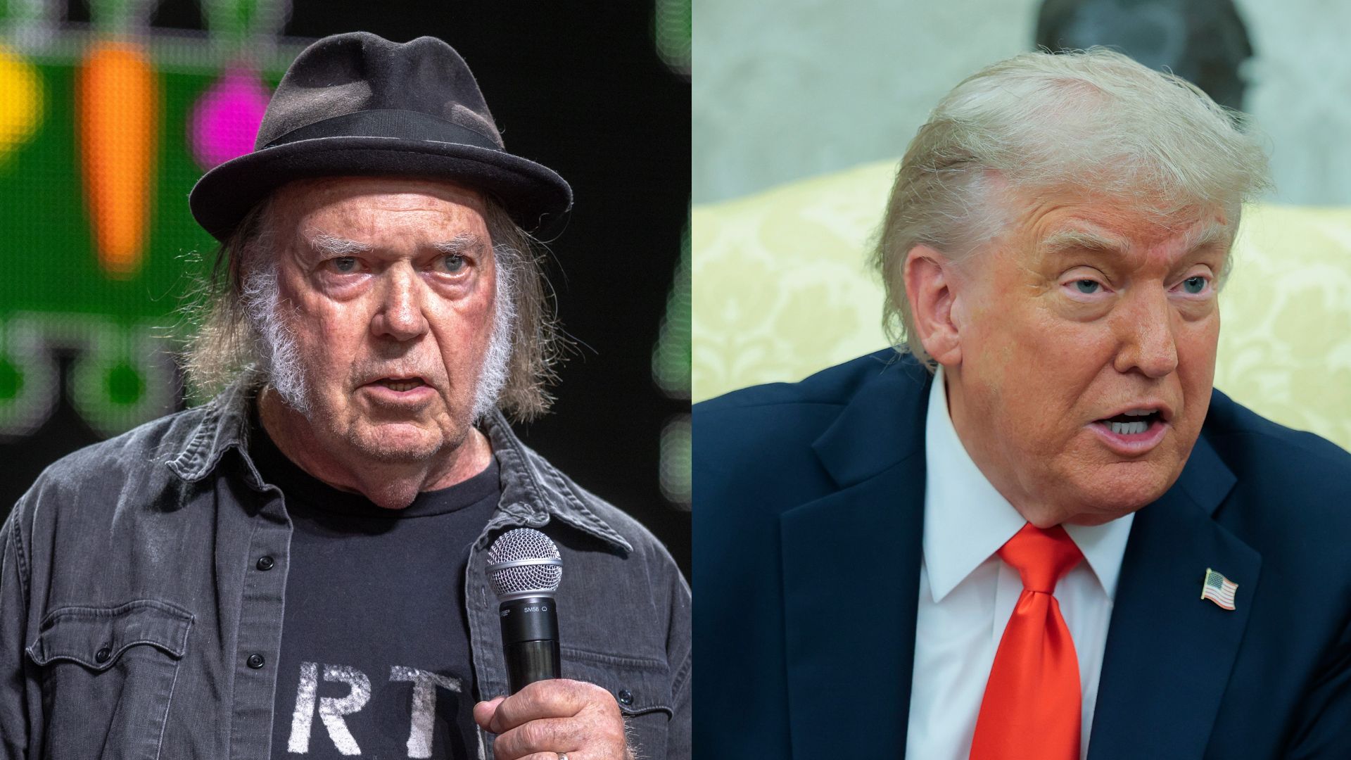 Neil Young e Donald Trump