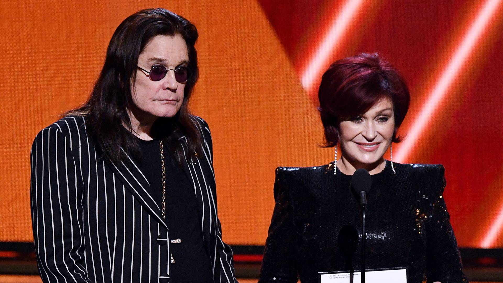 Ozzy e Sharon Osbourne em 2020
