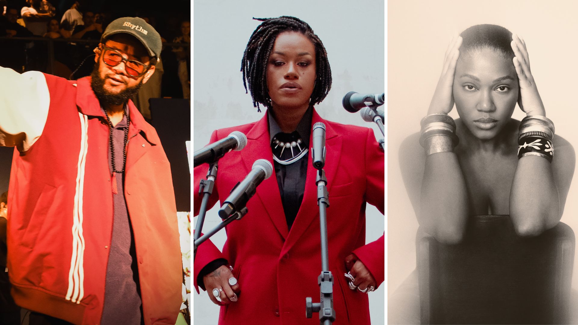 Emicida, Stefanie e Luedji Luna