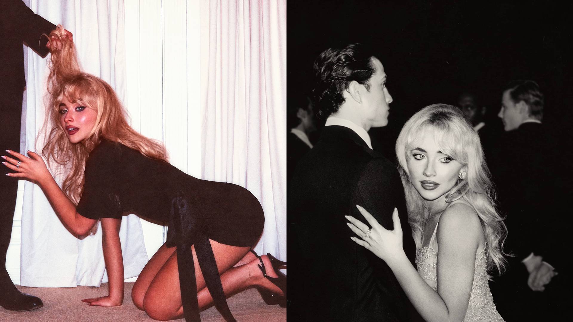 Capa original e alternativa de Man's Best Friend, de Sabrina Carpenter