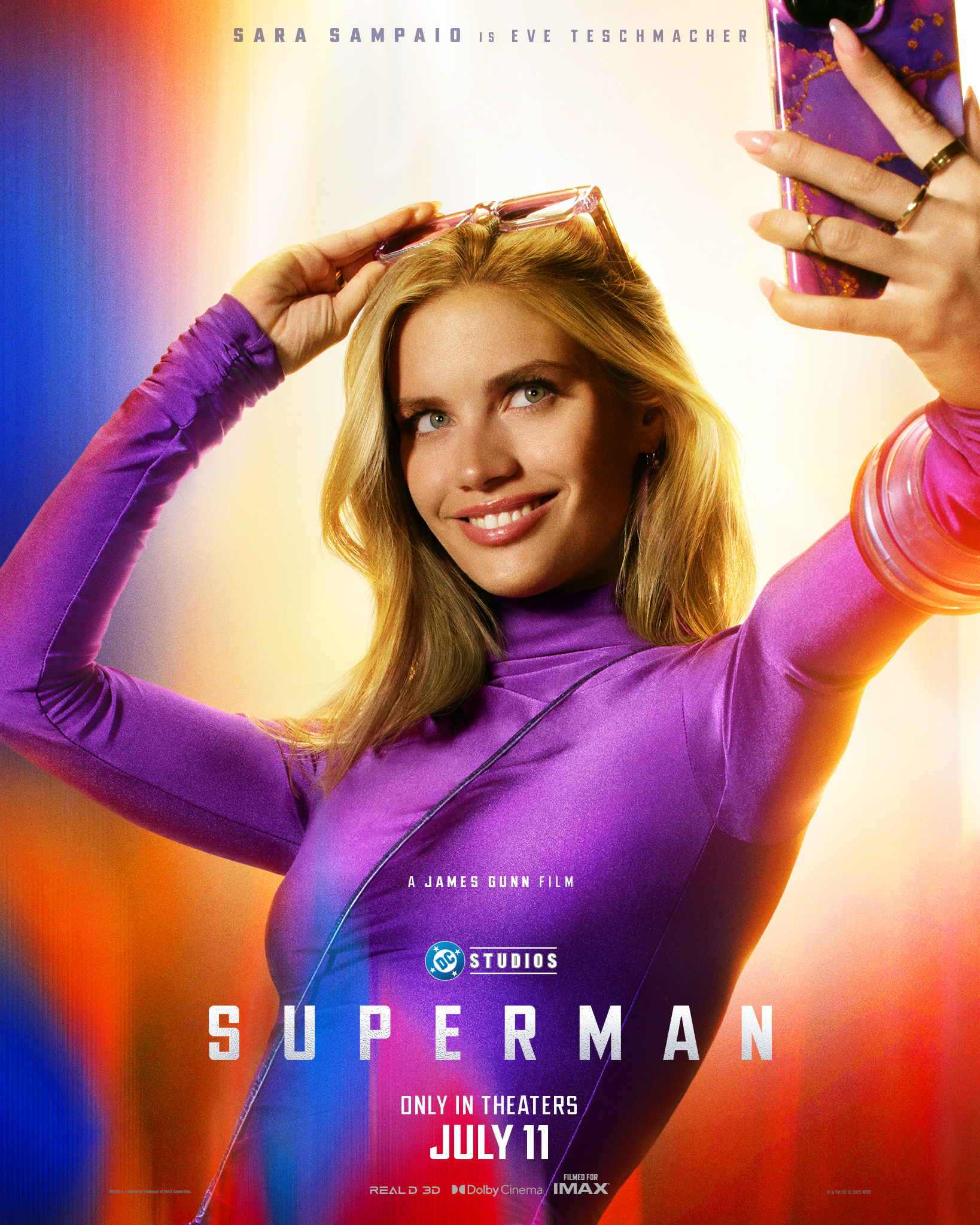 Sara Sampaio como Eve Teschmacher em Superman (Foto: Divulgação/Warner Bros. Pictures)