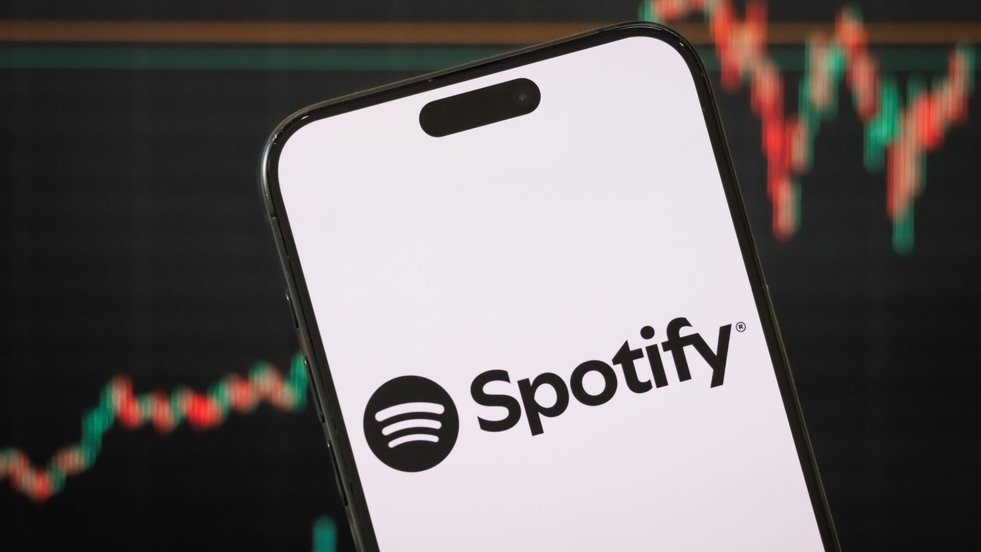Foto ilustração do Spotify (Cheng Xin/Getty Images)