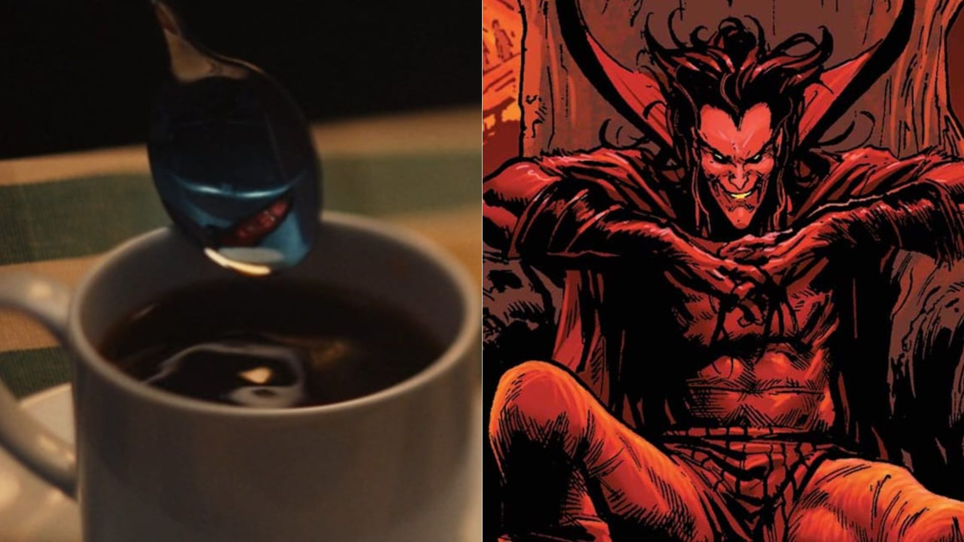 Aguardado pelos fãs, Mephisto foi introduzido no Universo Cinematográfico da Marvel em Coração de Ferro (Foto: Reprodução/Marvel Television/Marvel Comics)
