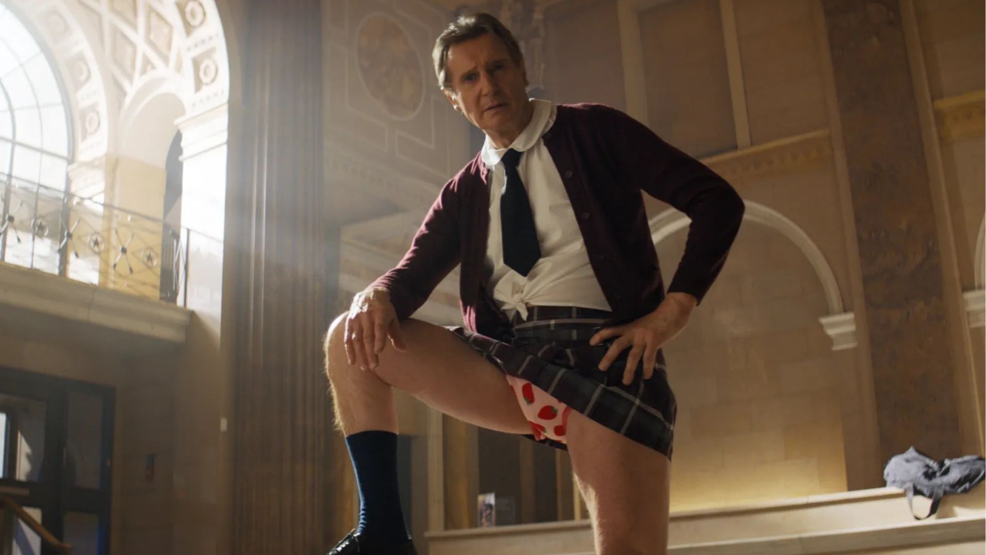 Liam Neeson em 'Corra que a Polícia Vem Aí' (Foto: Divulgação)