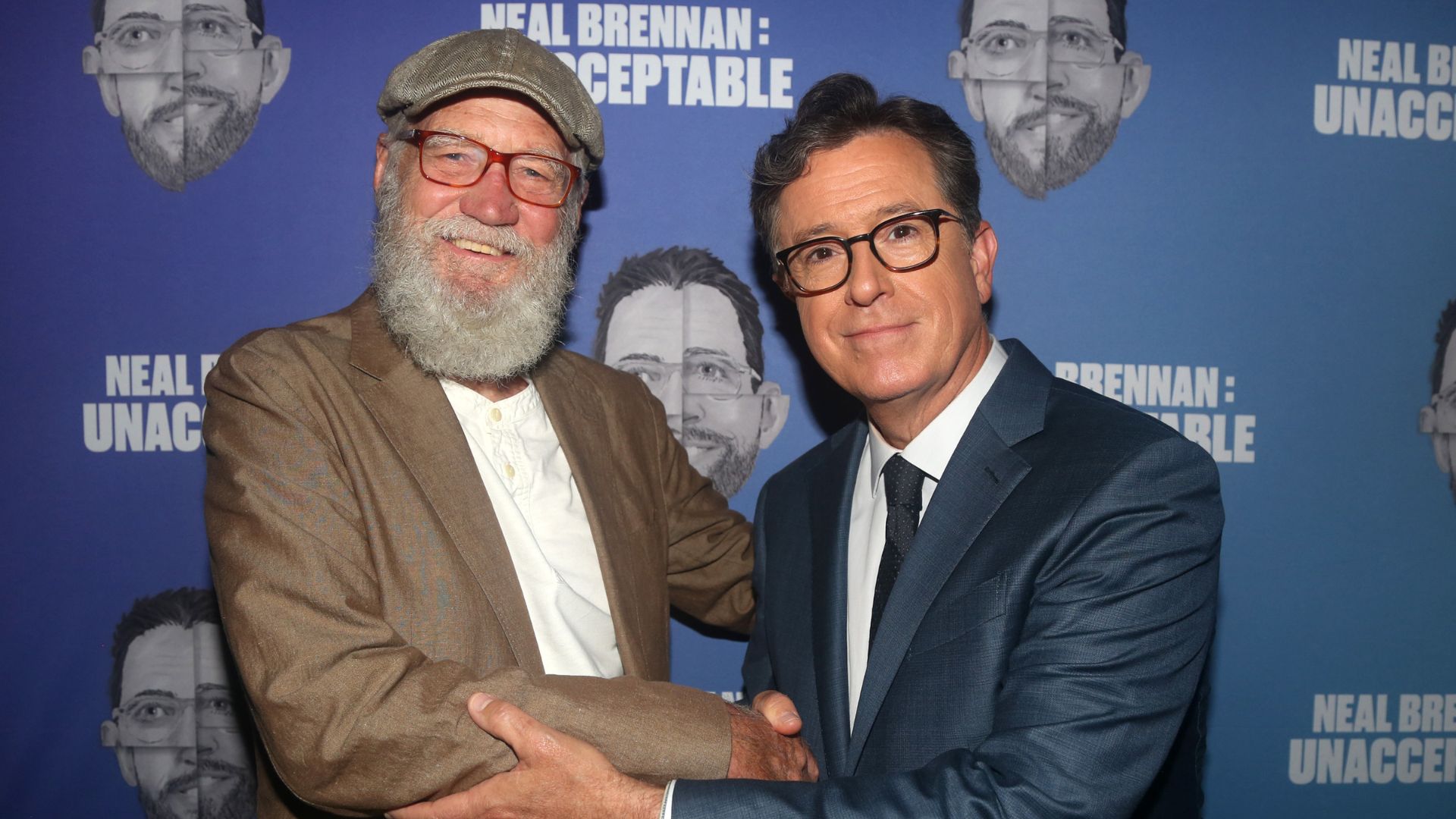 David Letterman e Stephen Colbert
