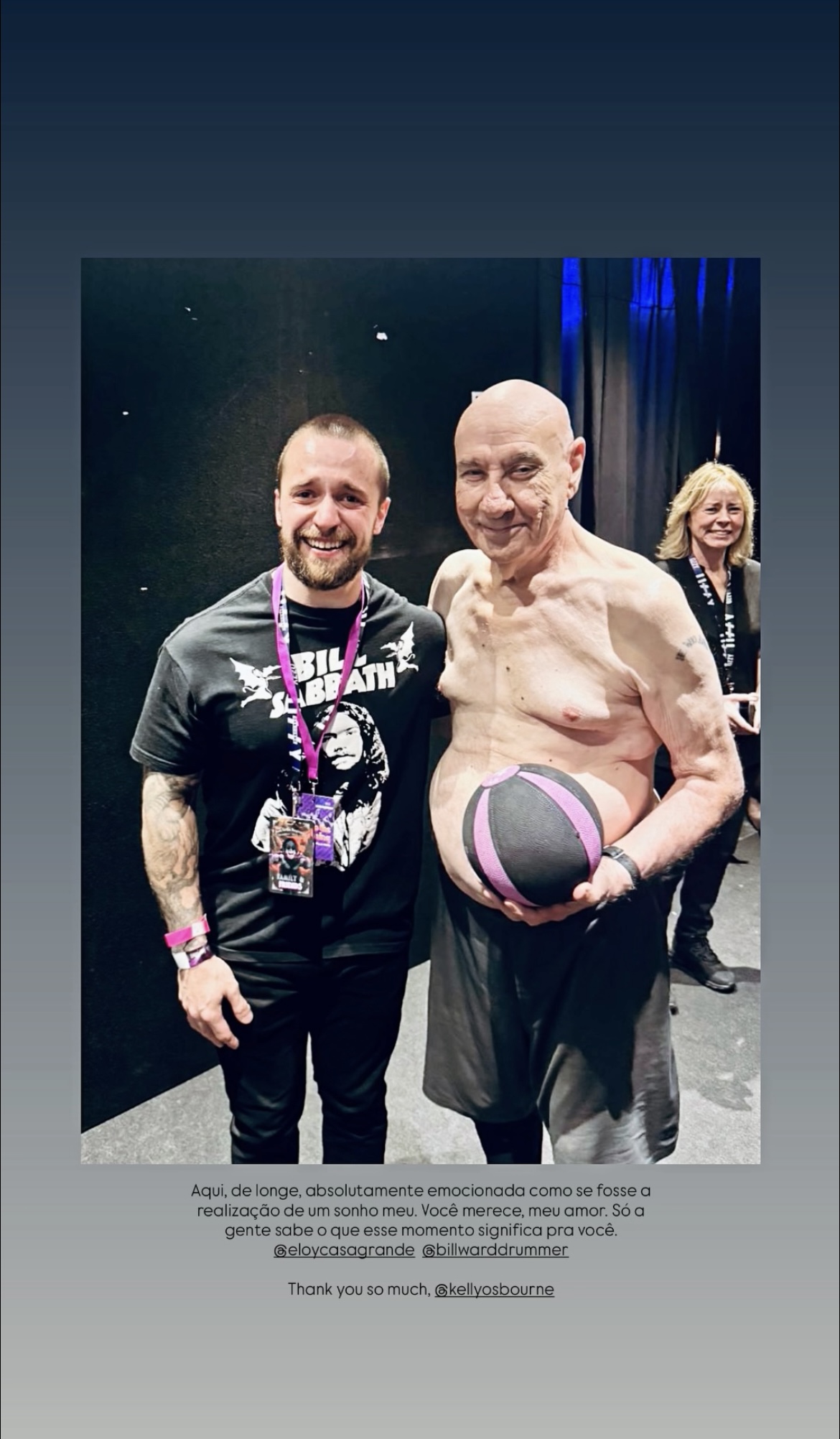 Eloy Casagrande e Bill Ward