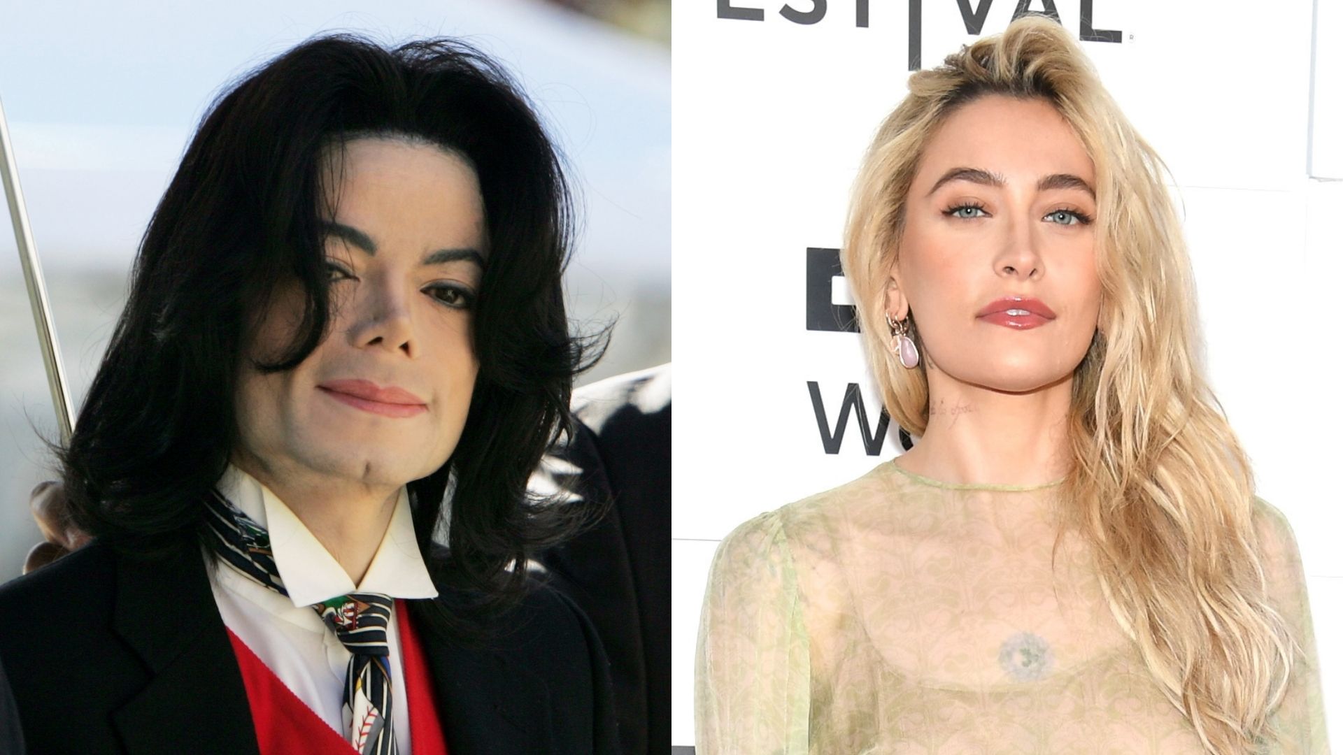 Michael Jackson e Paris Jackson (Foto: Justin Sullivan/Getty Images e Gary Gershoff/WireImage)