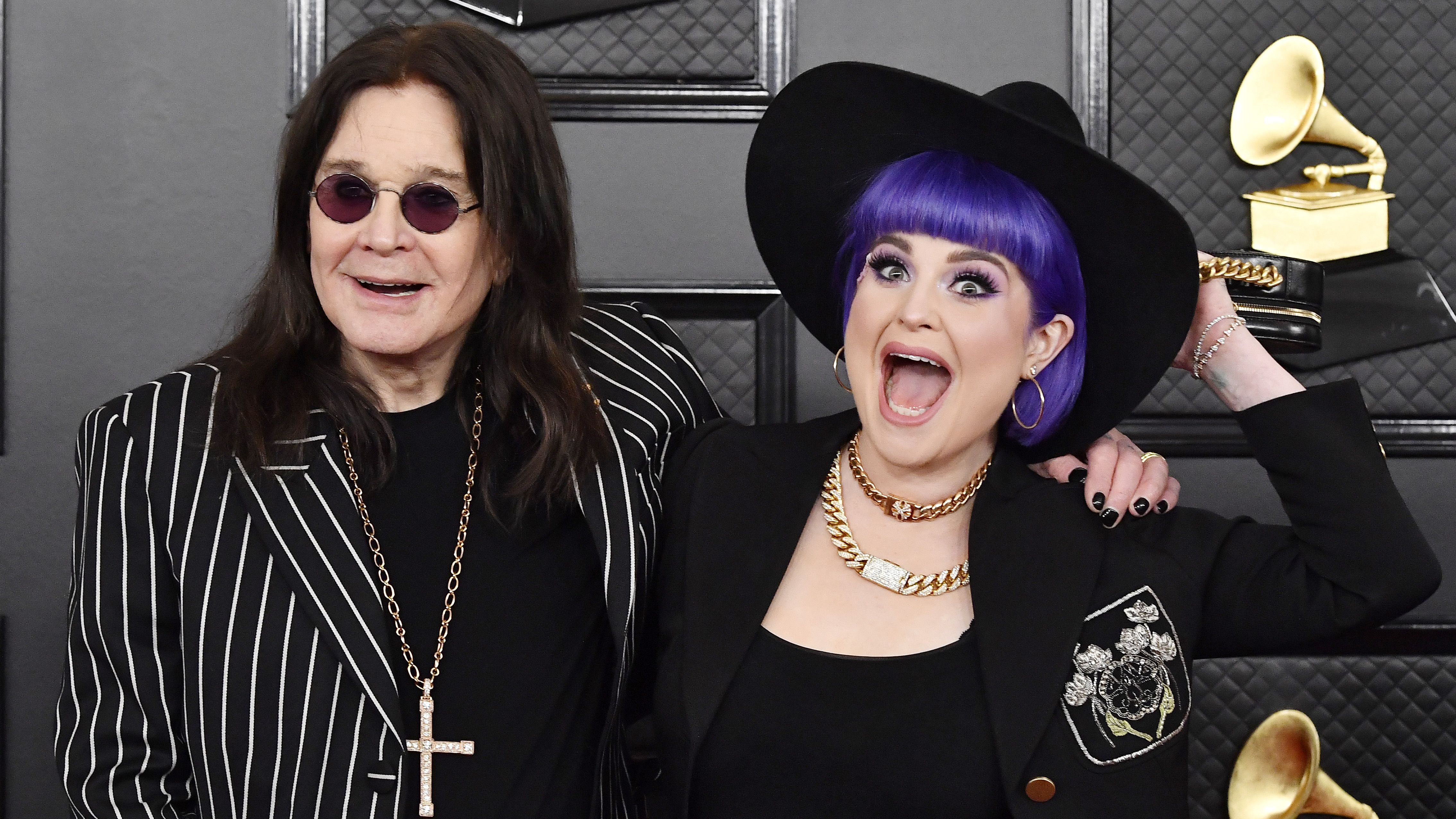 Ozzy e Kelly Osbourne em 2020 (Foto: Frazer Harrison/Getty Images)