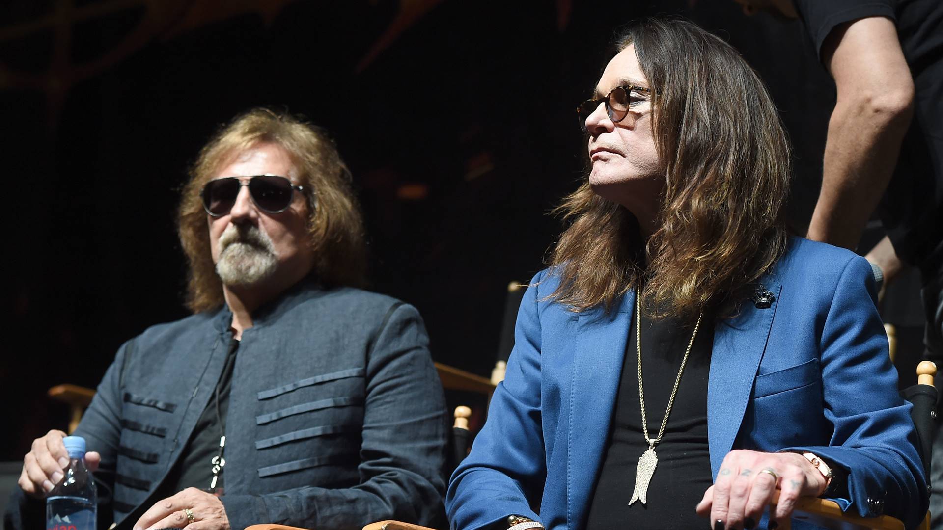 Geezer Butler e Ozzy Osbourne, do Black Sabbath, em 2016