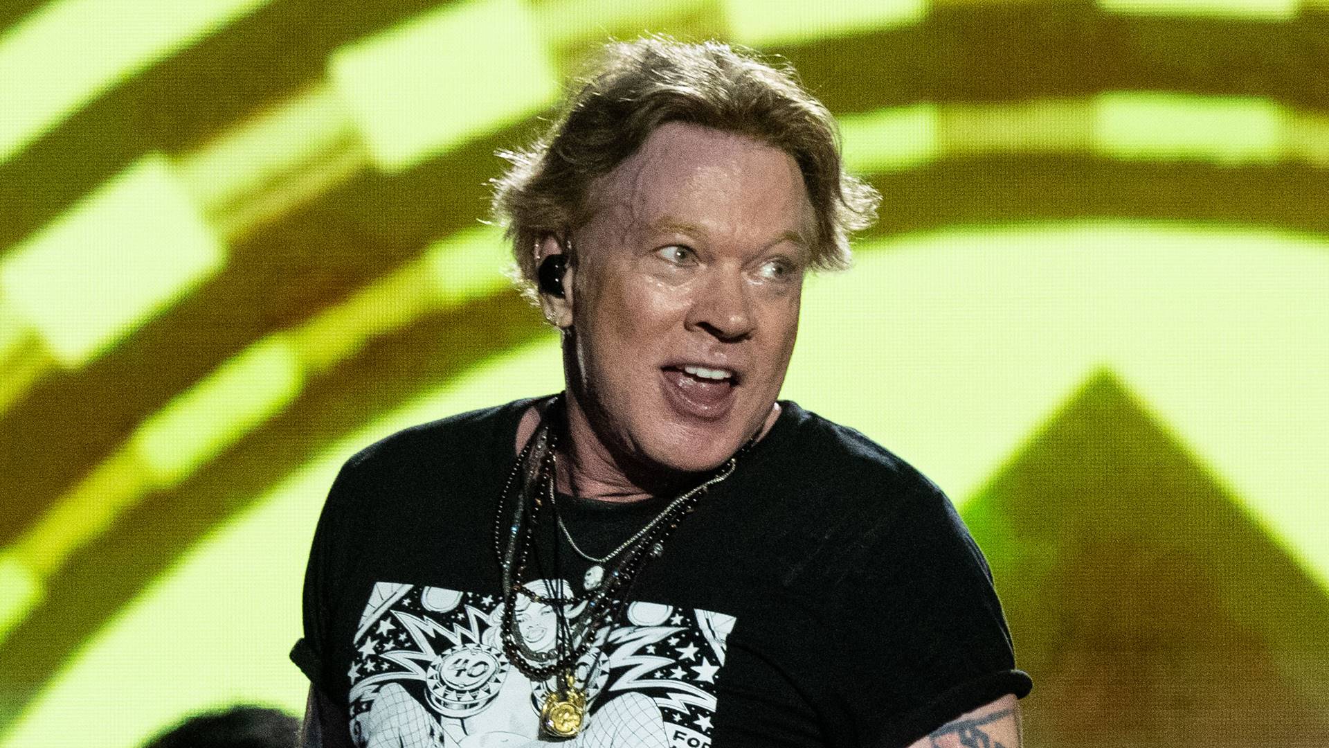 Axl Rose, do Guns N' Roses, em 2023