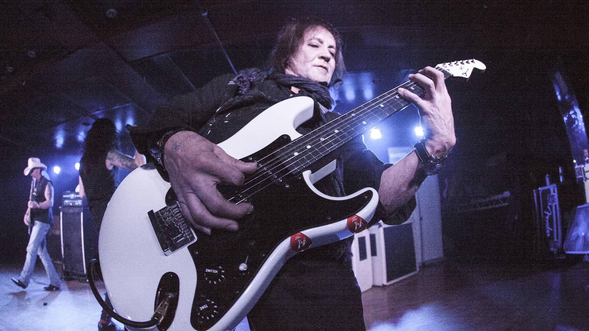 Jake E. Lee, guitarrista ex-Ozzy Osbourne, em 2014