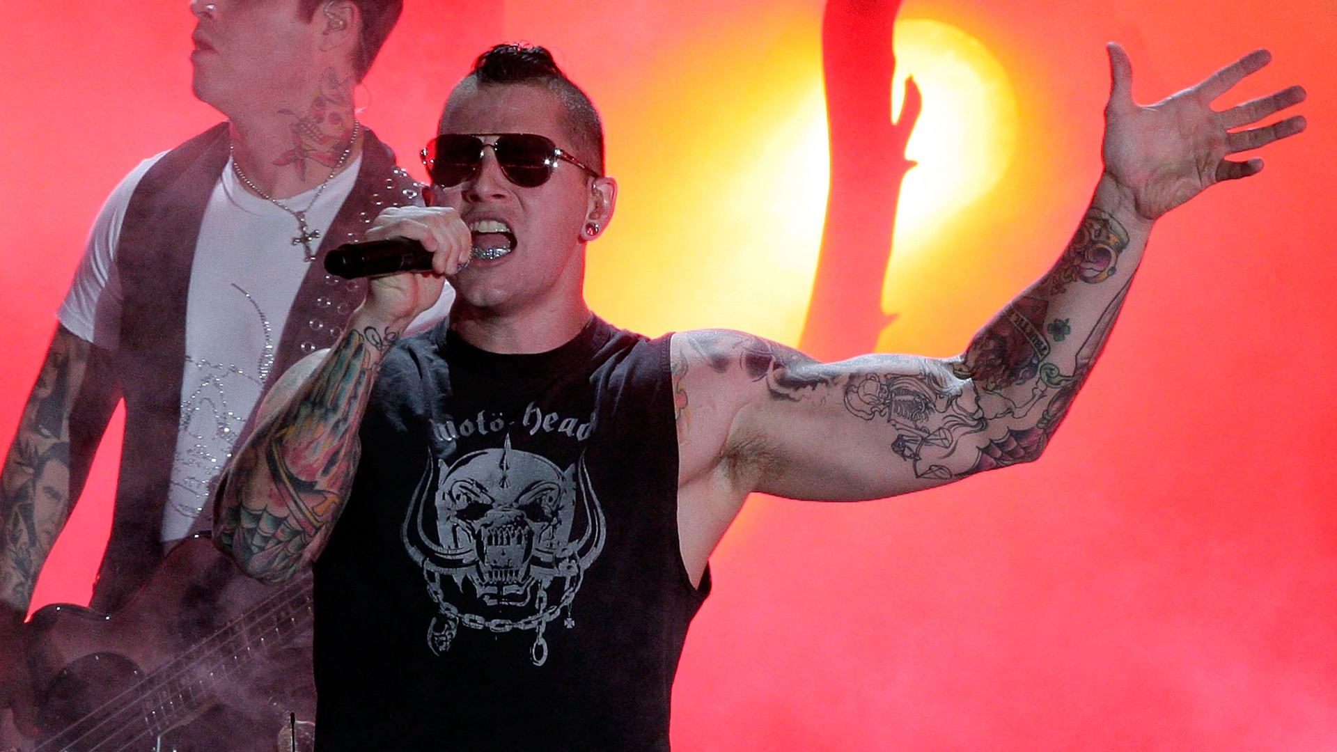 M. Shadows, do Avenged Sevenfold, em 2007
