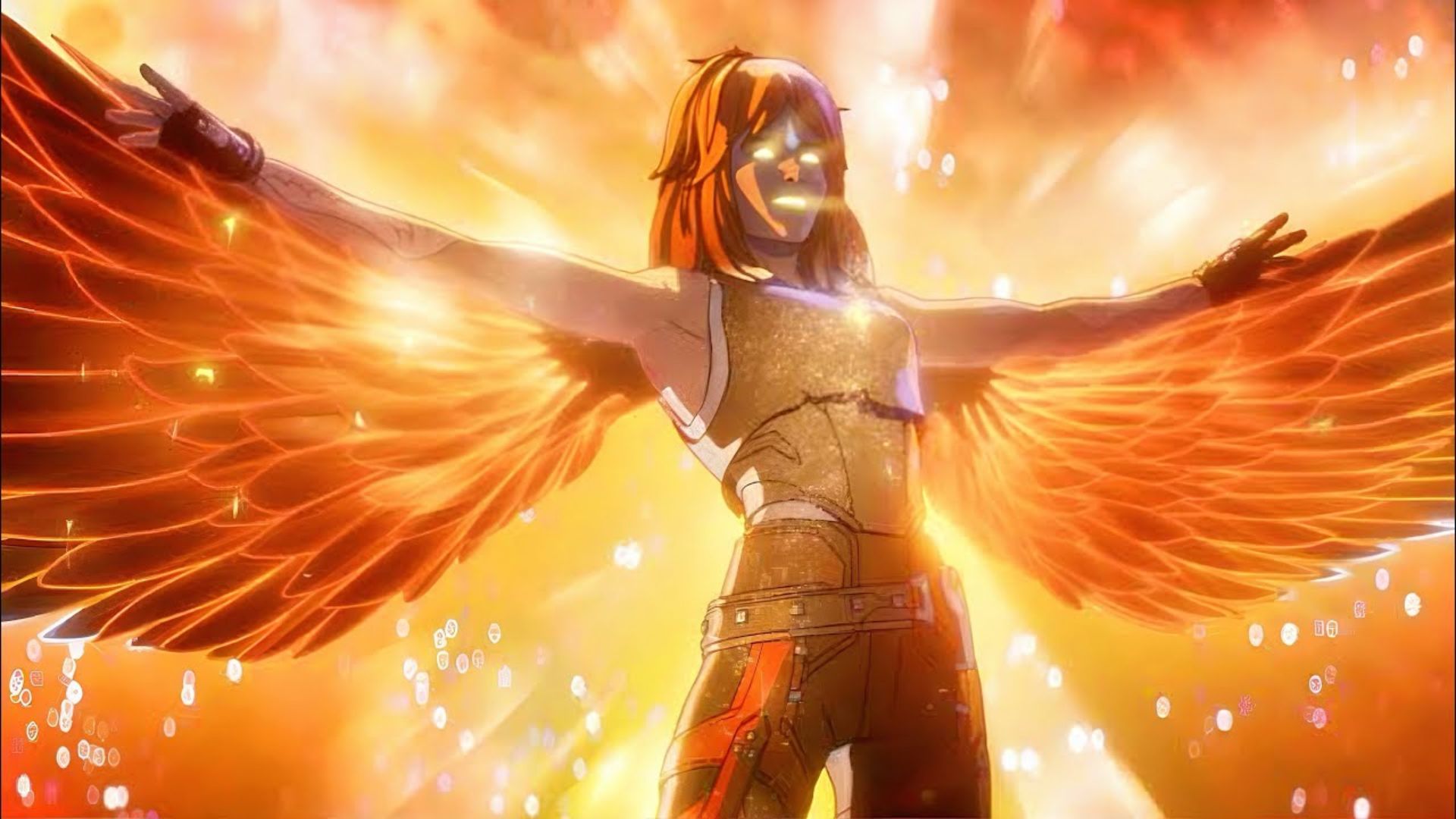 Natasha Lyonne, de Quarteto Fantástico: Primeiros Passos, emprestou a sua voz para Byrdie, o Pato, super-heroína de What If...? (Foto: Reprodução/Marvel Animation)