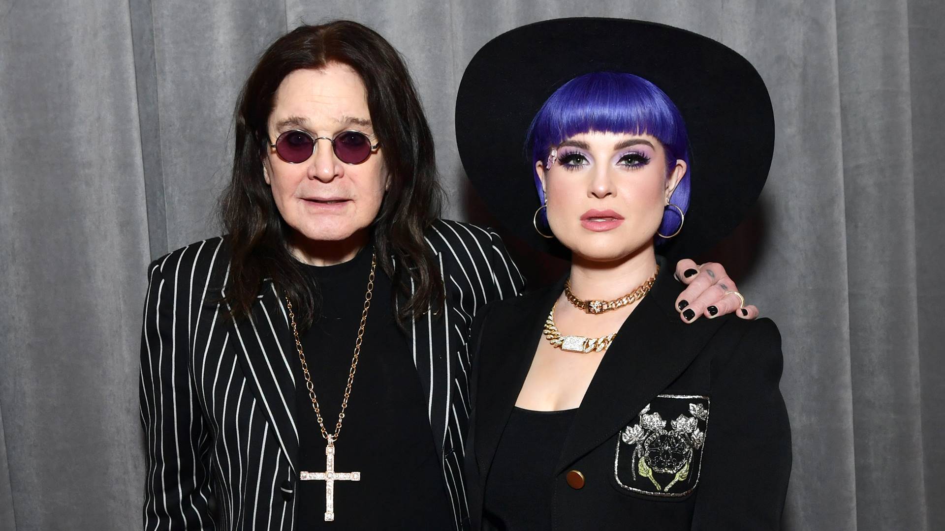 Ozzy Osbourne e Kelly Osbourne em 2020