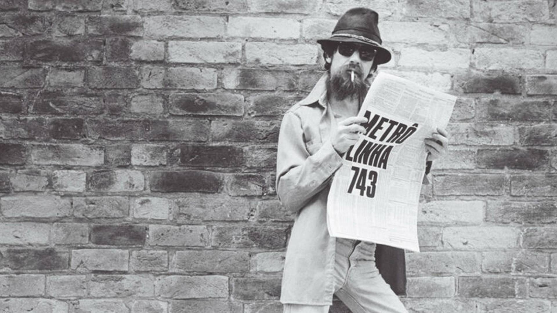 Raul Seixas na capa do álbum Metrô Linha 743