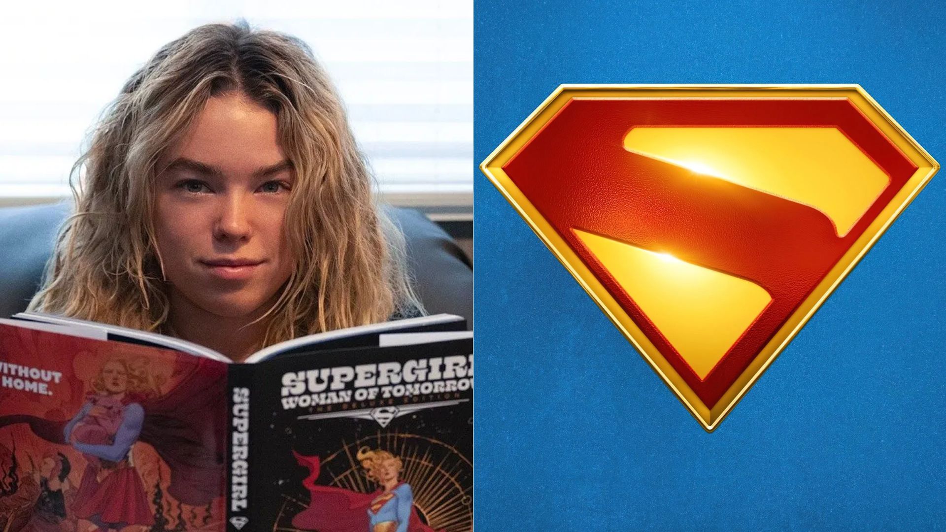 'Supergirl' picha símbolo do Superman em primeiro pôster