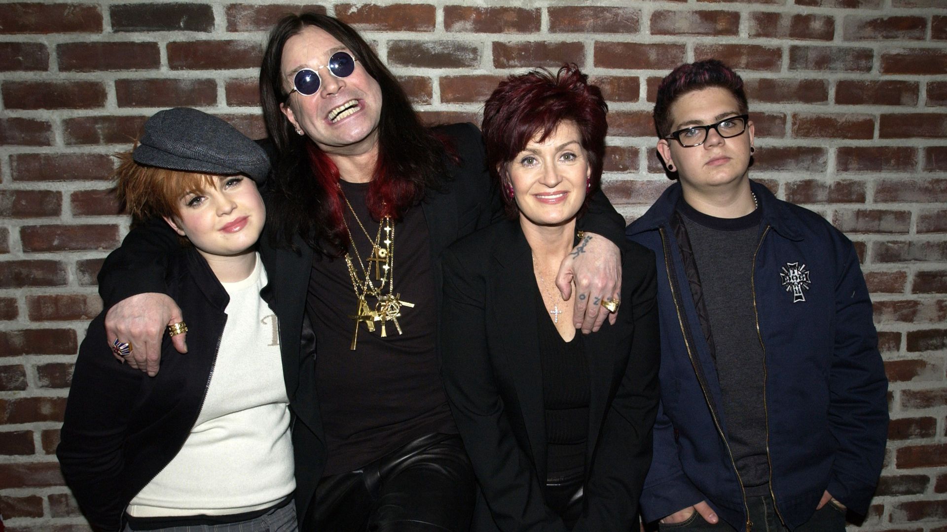 Os Osbournes: Kelly Osbourne, Ozzy Osbourne, Sharon Osbourne e Jack Osbourne
