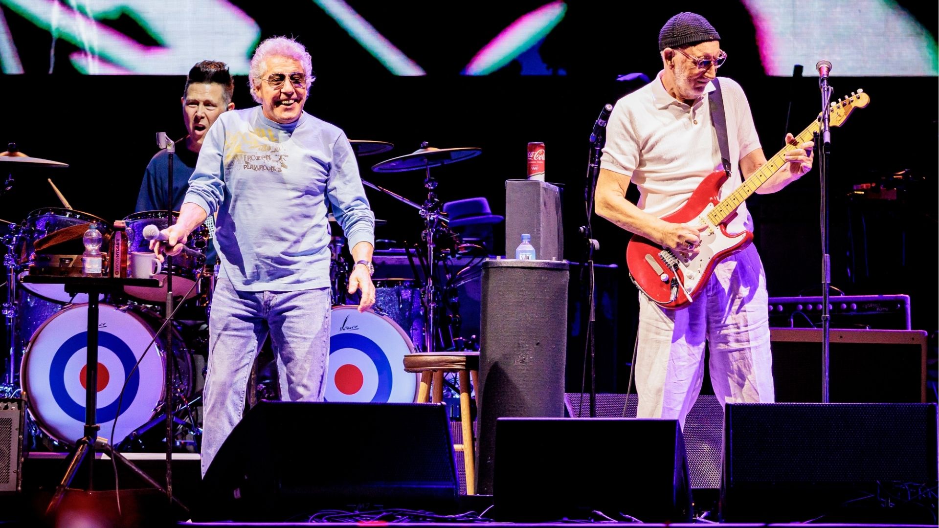 Roger Daltrey e Pete Townshend, do The Who (Foto: Sergione Infuso/Corbis via Getty Images)