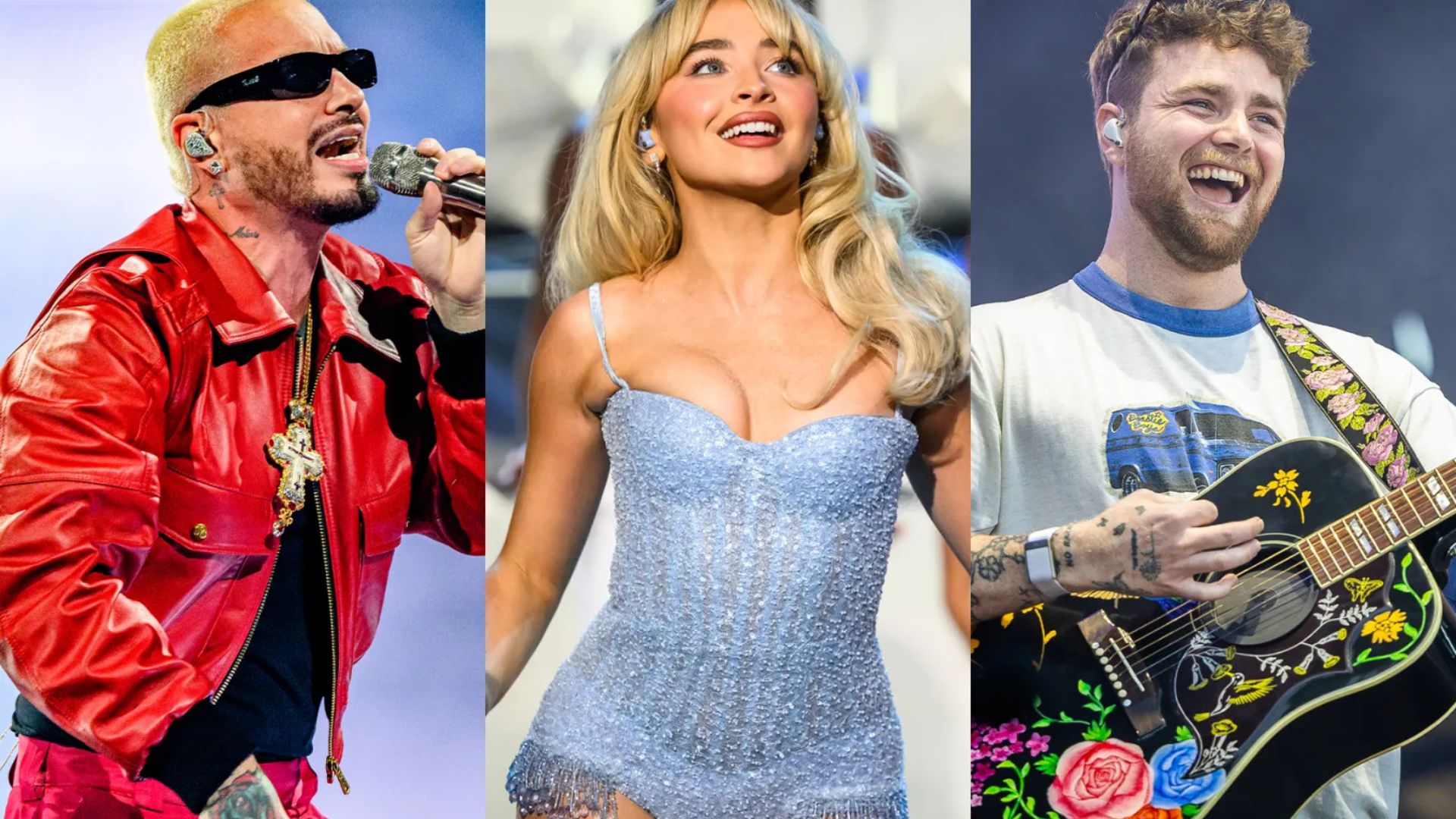 J Balvin, Sabrina Carpenter e Alex Warren