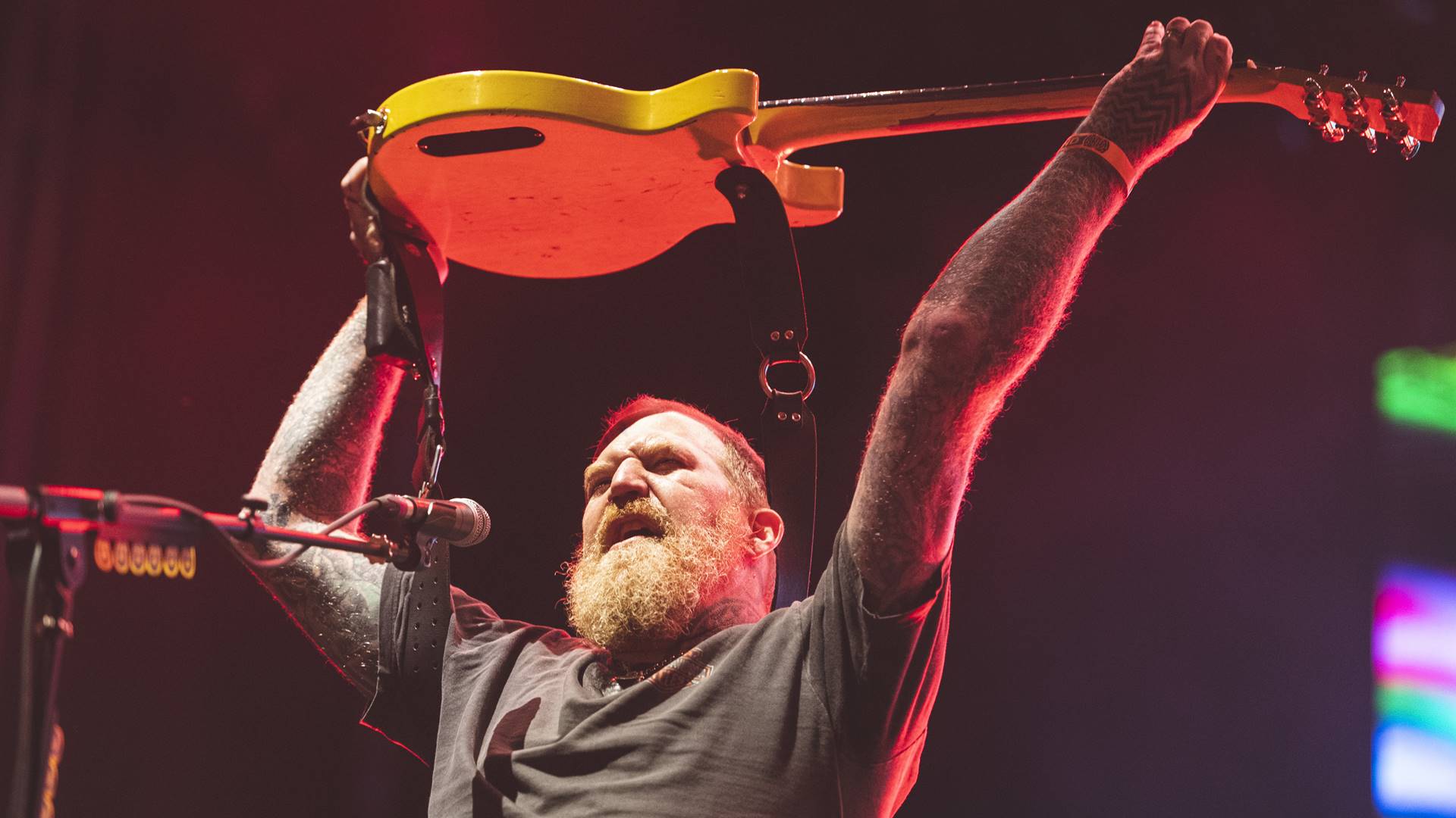 Brent Hinds, músico do Mastodon, em 2022