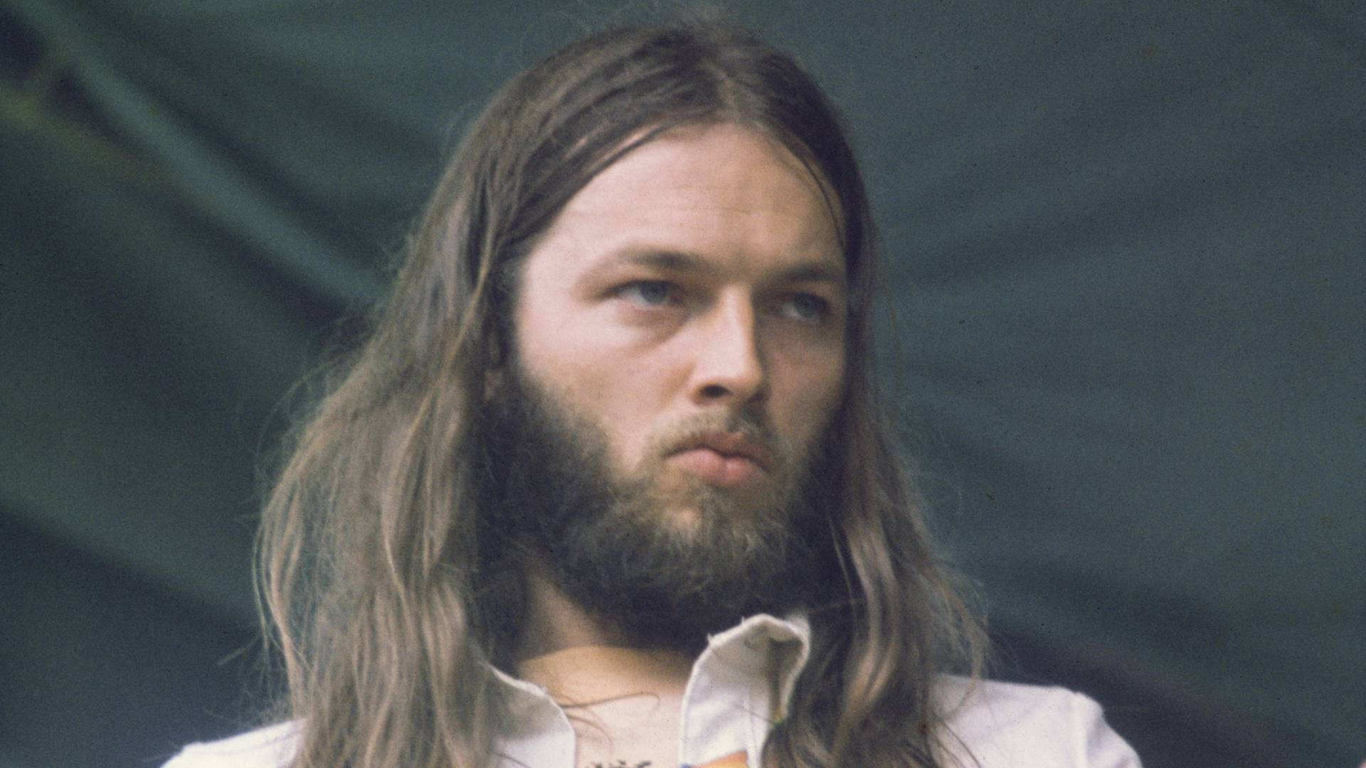 David Gilmour, guitarrista do Pink Floyd, nos anos 1970