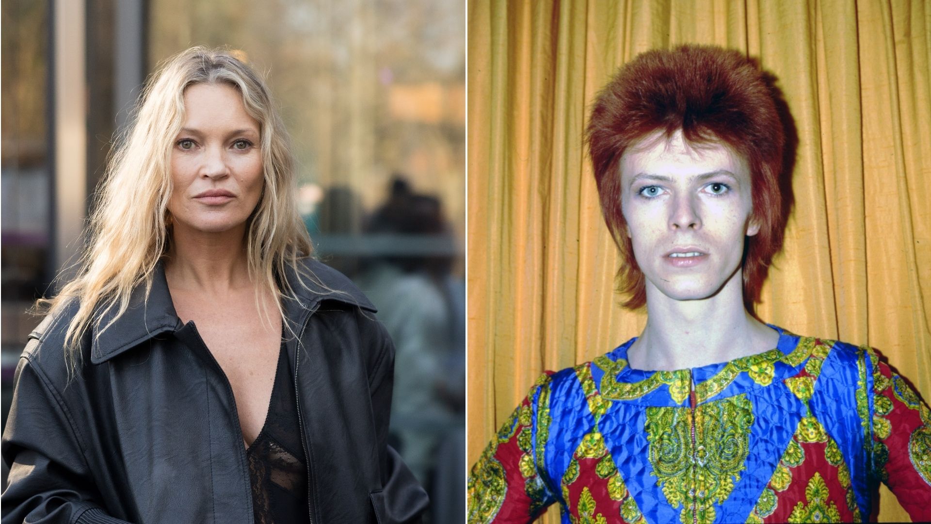 Kate Moss e David Bowie
