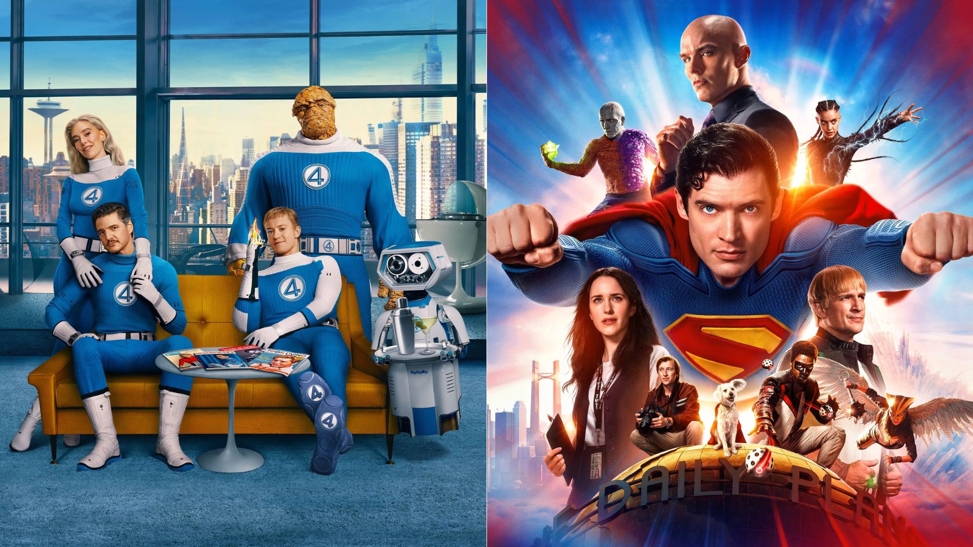 Quanto falta para Quarteto Fantástico: Primeiros Passos, da Marvel, superar a bilheteria de Superman, da DC?