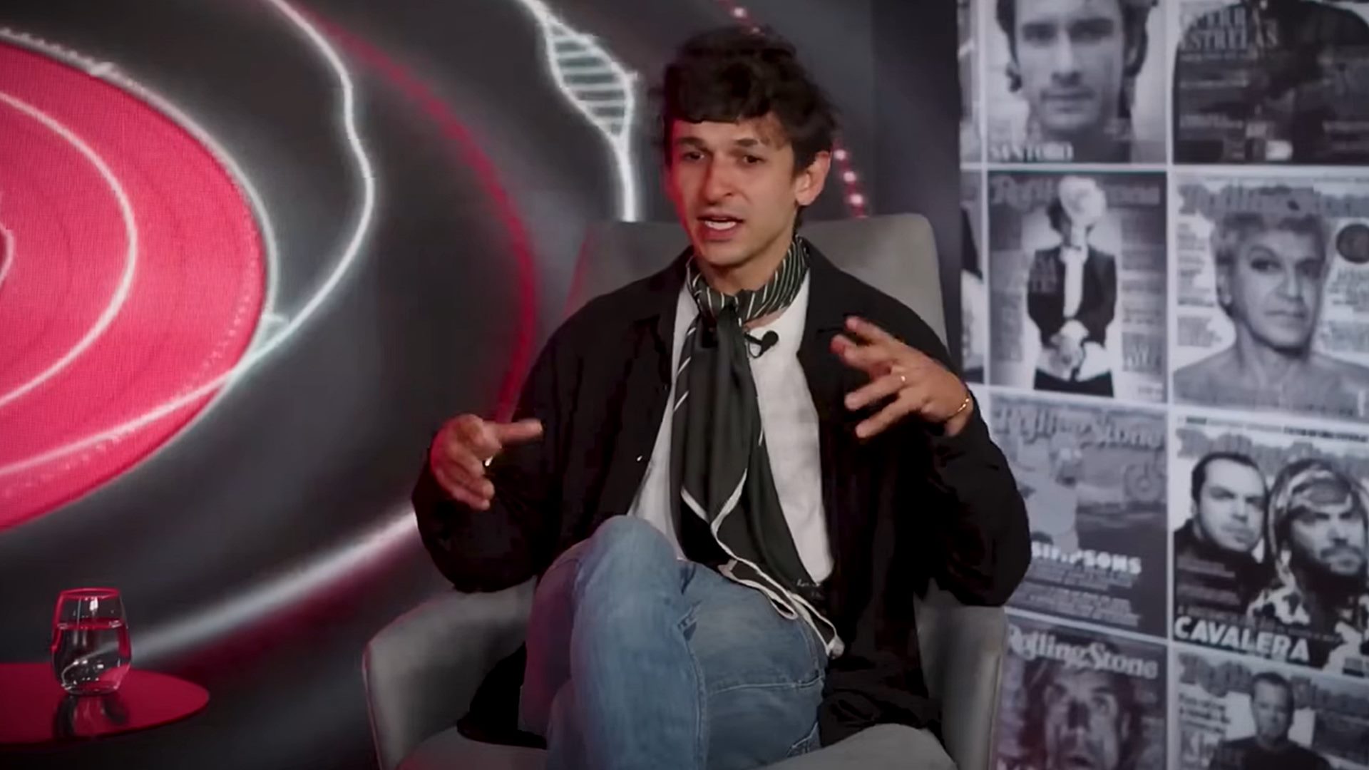 Ravel Andrade nos estúdios da Rolling Stone Brasil