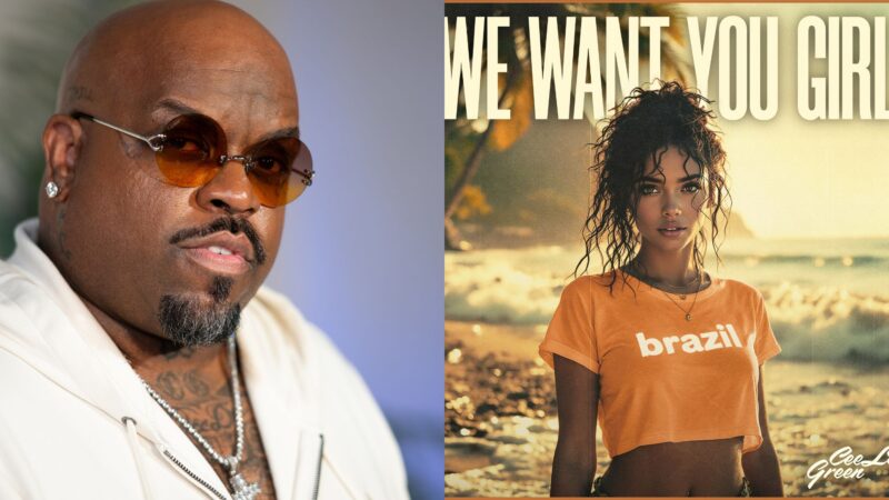 imagem do ceelo green e capa do single