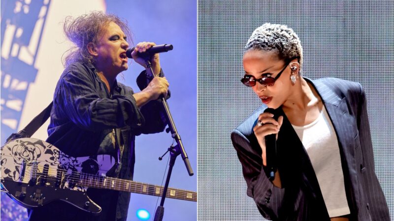 Robert Smith, do The Cure (Foto: Jason Squires/FilmMagic/Getty Images); Doja Cat (Foto: Kevin Winter/Getty Images for iHeartRadio)