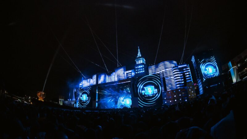 Visão geral do palco Skyline