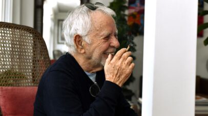 Nelson Motta em foto tirada por Cristina Granato