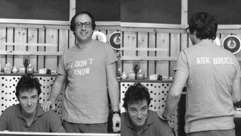 Bruce Springsteen e Jon Landau em 1980, durante as gravações de 'The River' (Foto: David Gahr/Getty Images)