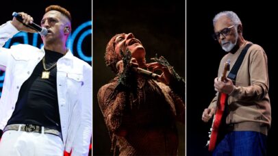 Mano Brown, Ney Matogrosso e Gilberto Gil