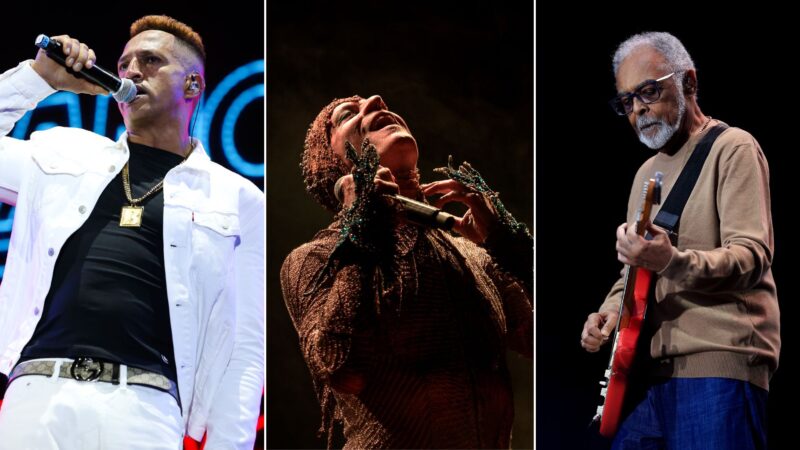 Mano Brown, Ney Matogrosso e Gilberto Gil