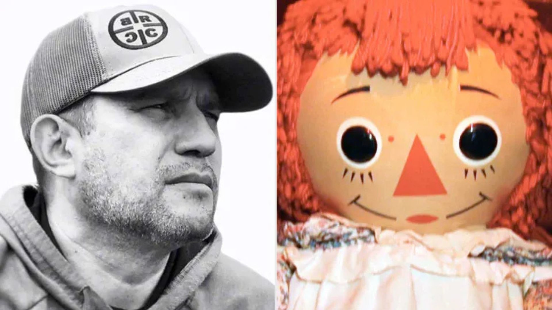 Dan Rivera e a boneca Annabelle