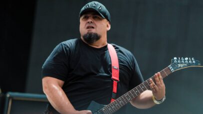 Digão, do Raimundos, em 2015 (Foto Mauricio Santana/Getty Images)