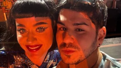 Katy Perry com fã em Curitiba