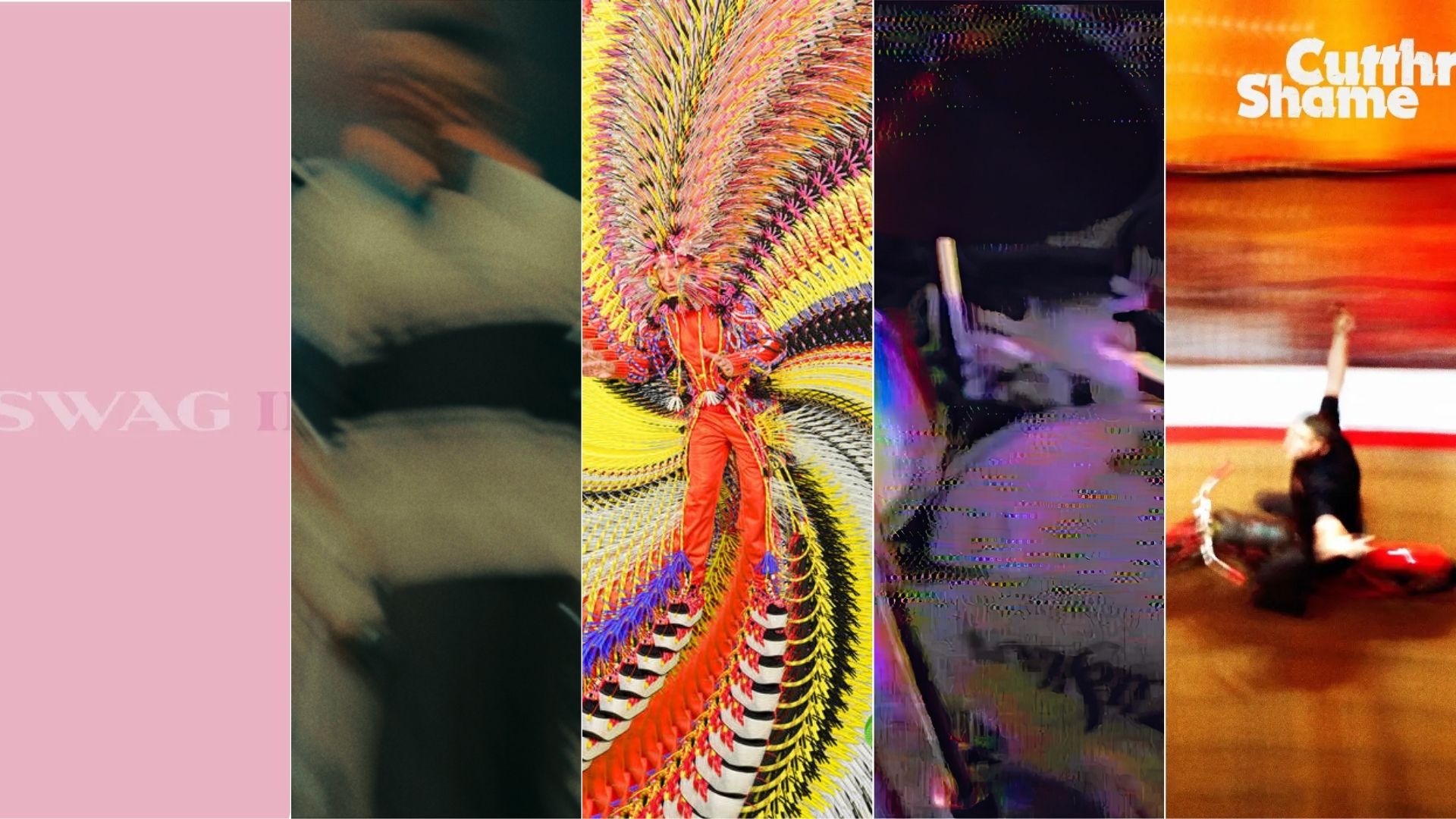 Capas de: Justin Bieber, Os Garotin, David Byrne, Supervão e Shame