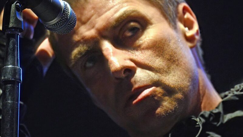 Liam Gallagher, vocalista do Oasis, durante show solo em 2024