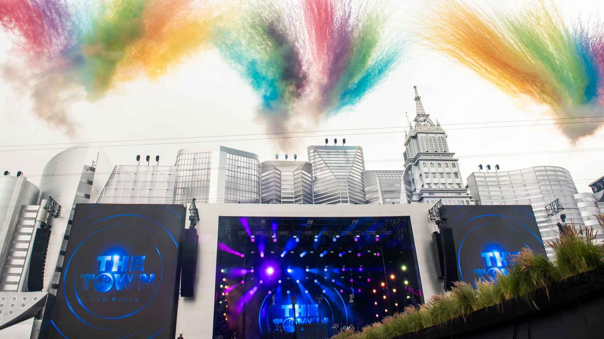 Palco Skyline no The Town 2025