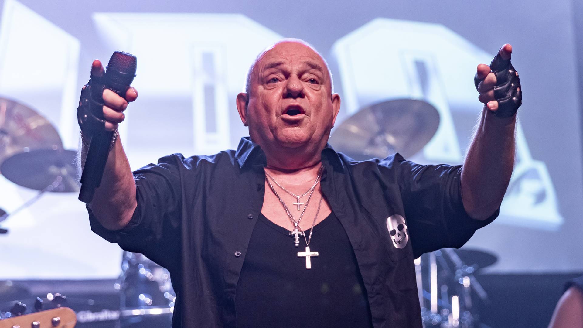 Udo Dirkschneider, vocalista ex-integrante do Accept, em 2024 (Foto: Miikka Skaffari/Getty Images)