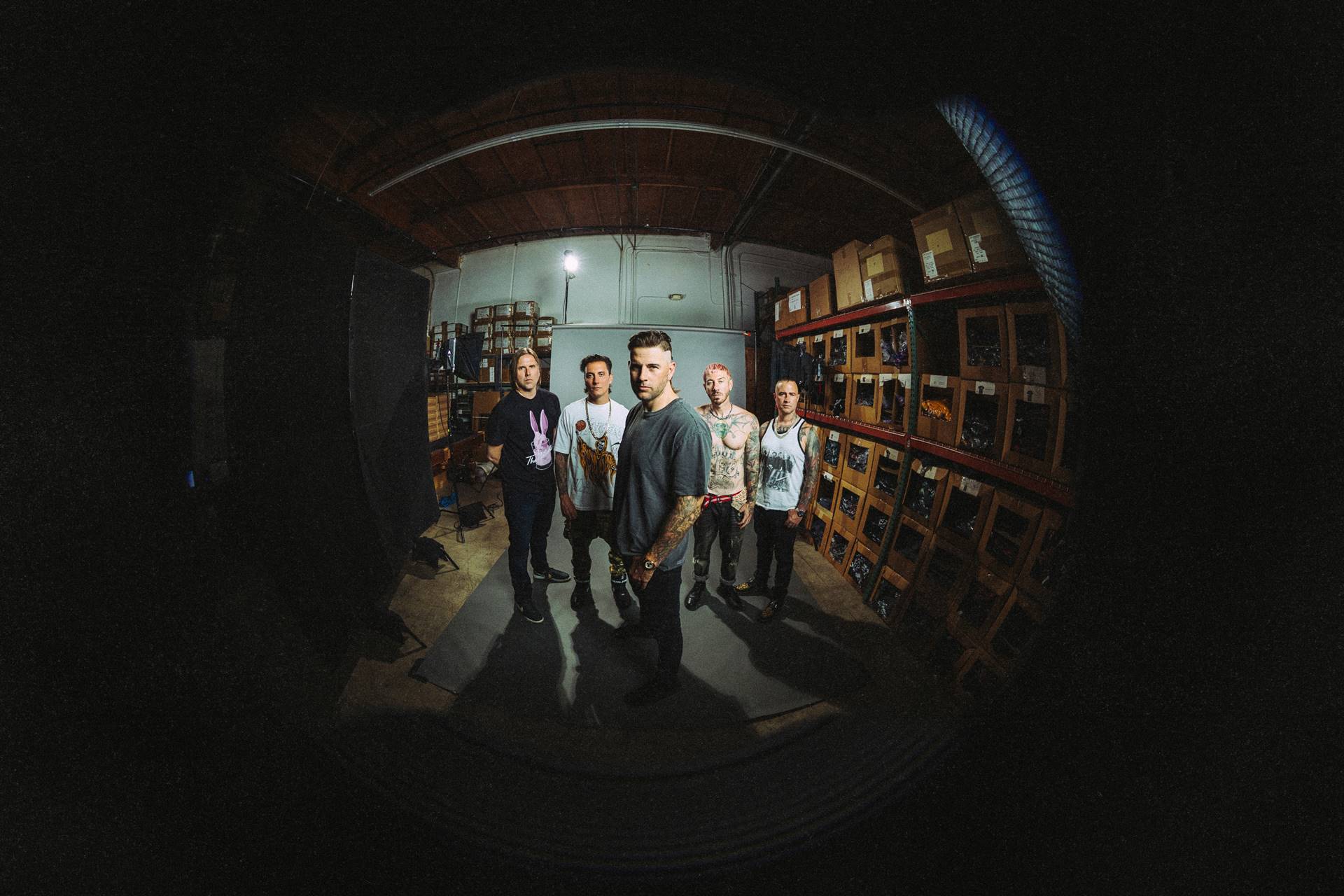 Avenged Sevenfold em 2025 (Foto: Lexie Alley para Rolling Stone Brasil)