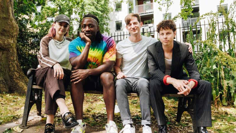 Bloc Party: Louise Bartle, Kele Okereke, Russell Lissack e Justin Harris (Foto: Emily Marcovecchio)