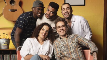 Nando Reis, Céu e Os Garotin participação do novo Luau MTV (Foto: Cleiby Trevisan)